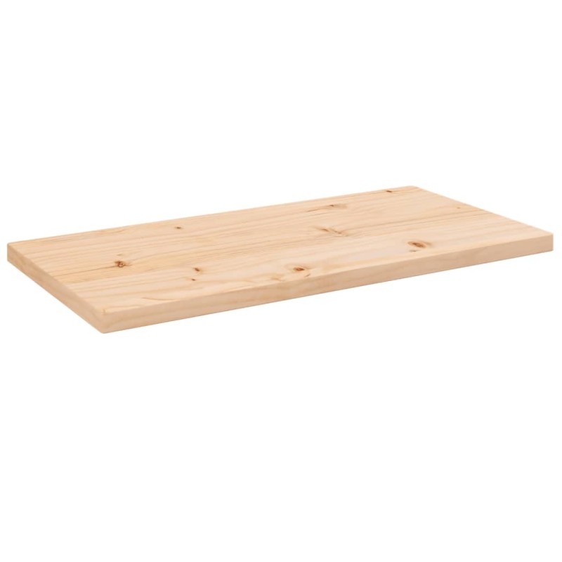 Tampo de mesa retangular 80x40x2,5 cm pinho maciço-Tampos de mesa-Home Retail