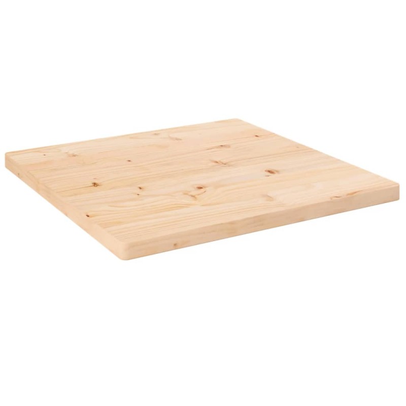 Tampo de mesa quadrado 40x40x2,5 cm pinho maciço branco-Tampos de mesa-Home Retail