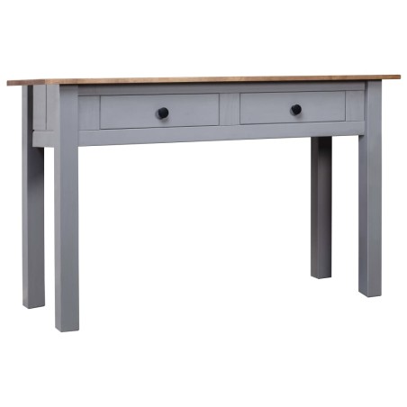 Mesa consola 110x40x72 cm pinho maciço Panama cinzento