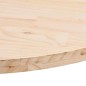 Tampo de mesa oval 110x55x2,5 cm madeira de pinho maciça