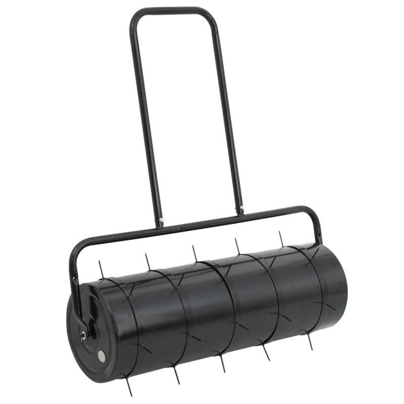 Rolo relvado jardim c/ grampos arejamento 63L ferro/aço preto-Rolos de jardim-Home Retail