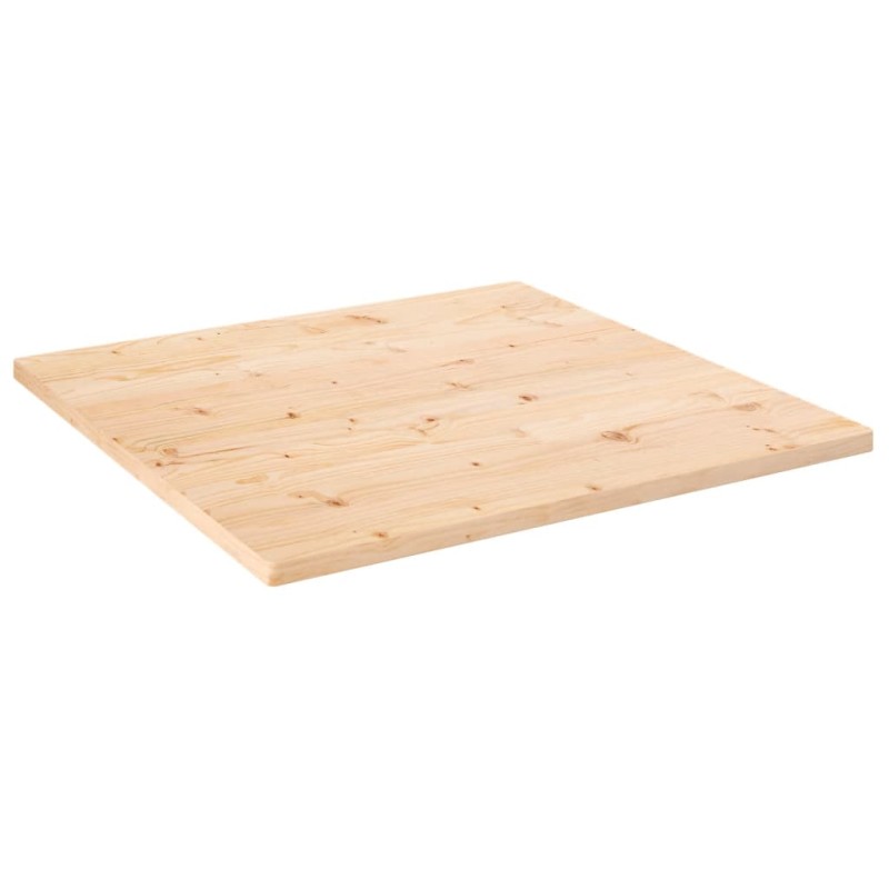 Tampo de mesa quadrado 70x70x2,5 cm pinho maciço-Tampos de mesa-Home Retail