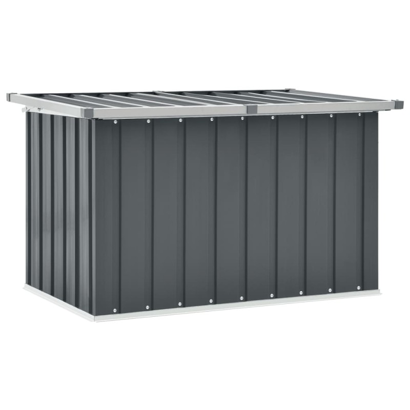 Caixa de arrumação para jardim 109x67x65 cm cinzento-Baús para armazenamento exterior-Home Retail