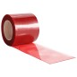 Cortina de porta 200 mm x 1,6 mm 50 m PVC vermelho