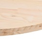 Tampo de mesa oval 110x55x2,5 cm madeira de pinho maciça