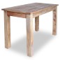 Mesa de jantar madeira reciclada maciça 120x60x77 cm