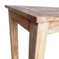 Mesa de jantar madeira reciclada maciça 120x60x77 cm