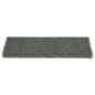 Tapete/carpete para degraus 15 pcs 65x21x4 cm verde