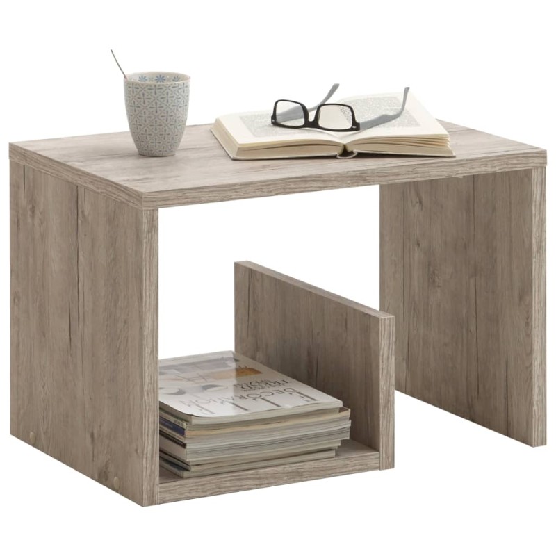 FMD Mesa de centro 2-em-1 59,1x35,8x37,8 cm carvalho areia-Mesas de centro-Home Retail