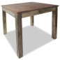 Mesa de jantar madeira reciclada maciça 82x80x76 cm