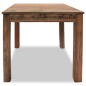 Mesa de jantar madeira reciclada maciça 82x80x76 cm