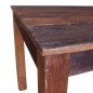 Mesa de jantar madeira reciclada maciça 82x80x76 cm