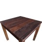 Mesa de jantar madeira reciclada maciça 82x80x76 cm