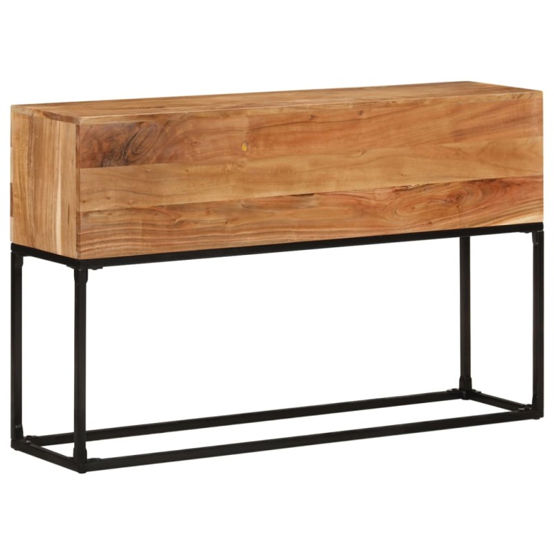 Mesa consola 120x30x75 cm madeira de acácia maciça-Mesas de apoio-Home Retail