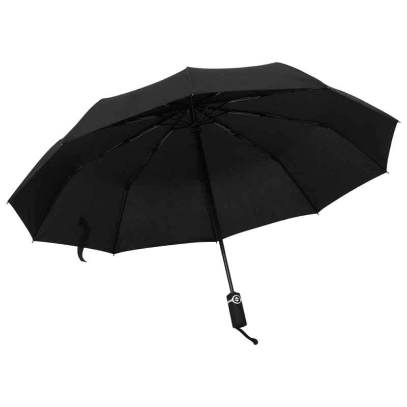 Guarda-chuva dobrável automático 104 cm preto-Guarda-sóis e guarda-chuvas-Home Retail