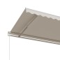 Toldo retrátil automático 600x300 cm cor creme