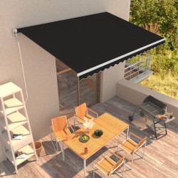 Toldo retrátil automático 450x300 cm antracite