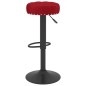 Bancos de bar 2 pcs veludo vermelho tinto