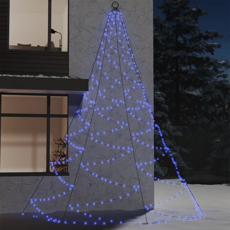 Árvore de Natal parede 720 luzes LED 5 m int/ext azul-Iluminação de Natal-Home Retail