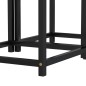 Mesas de centro 2 pcs MDF preto