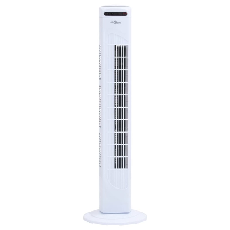 Ventoinha pedestal controlo remoto e temporiz. Φ24x80 cm branco-Ventoinhas de mesa e pedestal-Home Retail