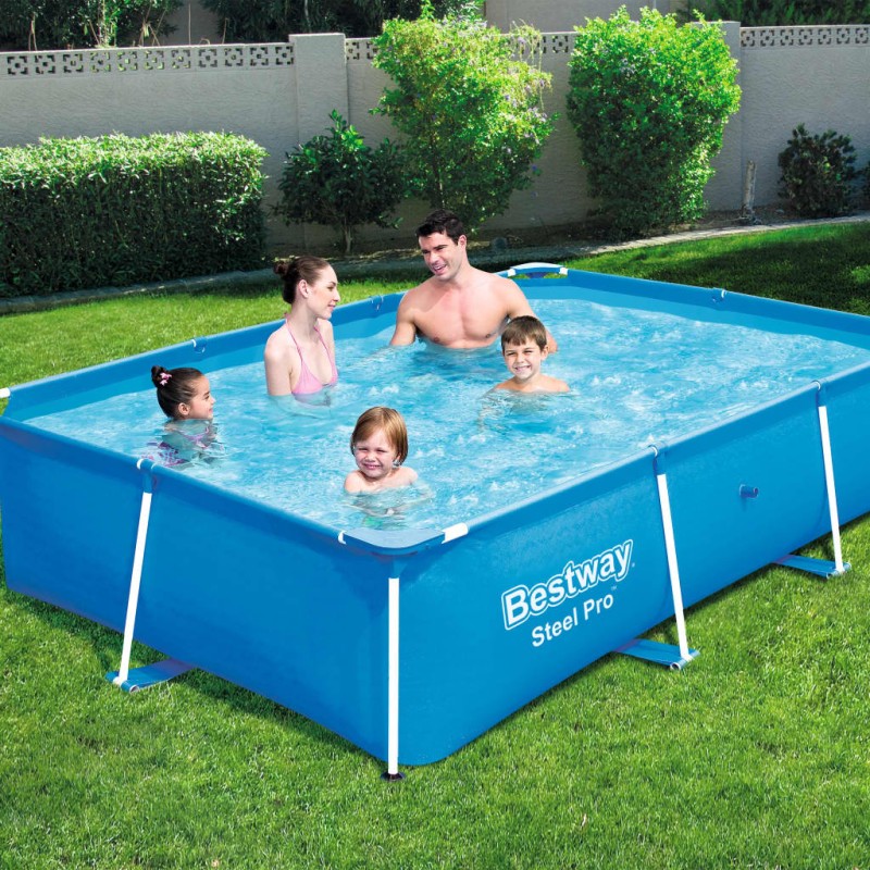 Bestway Piscina Steel Pro com estrutura de aço 259x170x61 cm 56403-Piscinas-Home Retail