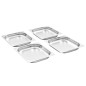 Recipientes gastronorm 8 pcs GN 1/2 40 mm aço inoxidável