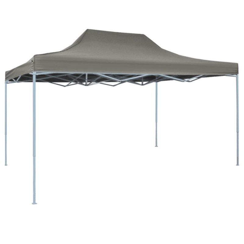 Tenda dobrável profissional para festas 3x4 m aço antracite-Toldos e gazebos-Home Retail