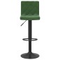 Bancos de bar 2 pcs veludo verde-escuro