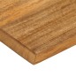 Tampo de mesa c/ borda viva 110x30x2,5 cm mangueira maciça