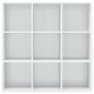 Estante 98x29x97,5cm derivados madeira branco brilhante