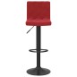 Bancos de bar 2 pcs veludo vermelho tinto