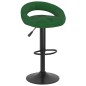 Bancos de bar 2 pcs veludo verde-escuro