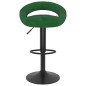 Bancos de bar 2 pcs veludo verde-escuro