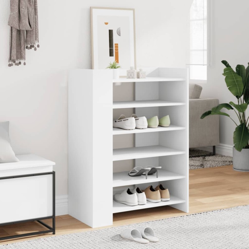 Sapateira 74,5x37,5x100 cm derivados de madeira branco-Sapateiras e organizadores-Home Retail