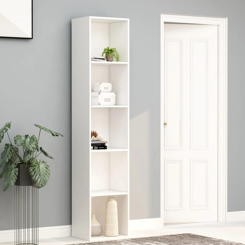 Estante 40x30x189 cm derivados de madeira branco-Estantes para livros-Home Retail