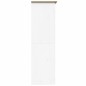 Roupeiro BODO 99x53,5x173 cm pinho maciço branco e castanho