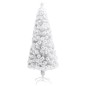 Árvore Natal artificial pré-iluminada 210 cm fibra ótica branco