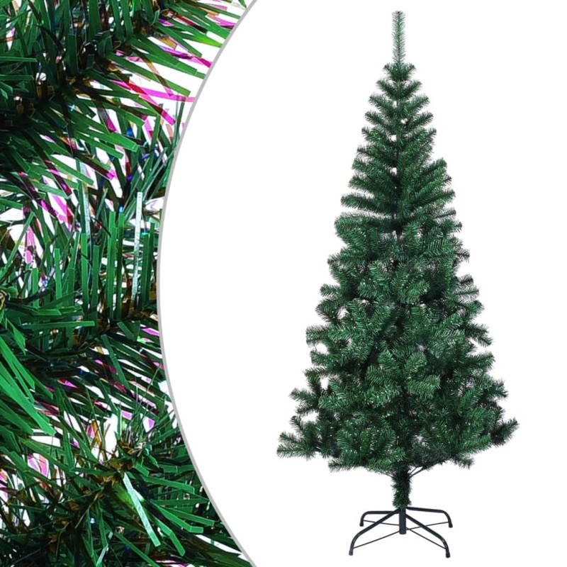 Árvore Natal artificial c/ pontas iridescentes 150 cm PVC verde-Árvores de Natal-Home Retail