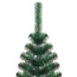 Árvore Natal artificial c/ pontas iridescentes 150 cm PVC verde