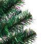 Árvore Natal artificial c/ pontas iridescentes 150 cm PVC verde