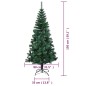 Árvore Natal artificial c/ pontas iridescentes 150 cm PVC verde