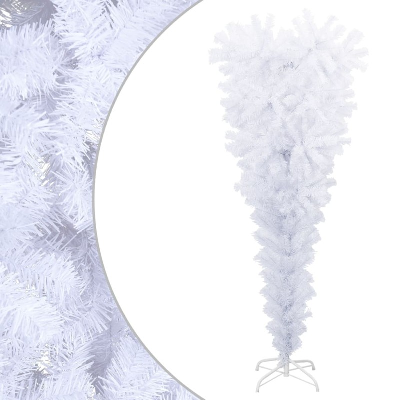 Árvore de Natal artificial invertida com suporte 150 cm branco-Árvores de Natal-Home Retail