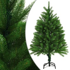 Árvore de Natal artificial agulhas realistas 120 cm verde