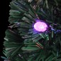 Árvore de Natal pré-iluminada c/ suporte 180 cm fibra ótica