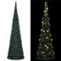 Árvore Natal pop-up artificial pré-iluminada 150 cm verde