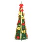 Árvore de Natal artificial pop-up c/ 150 luzes LED 180 cm verde