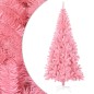 Árvore de Natal artificial com suporte 210 cm PVC rosa