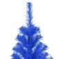 Árvore de Natal artificial com suporte 210 cm PVC azul