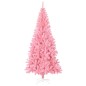 Árvore de Natal artificial com suporte 210 cm PVC rosa